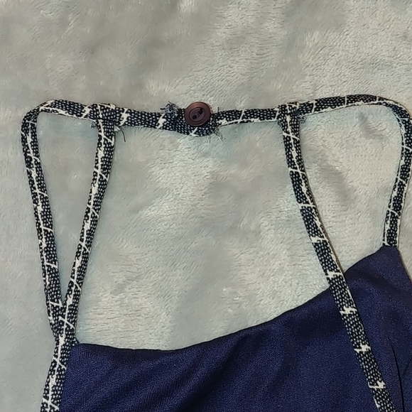 Navy Printed lined camisole - Picture 5 of 12